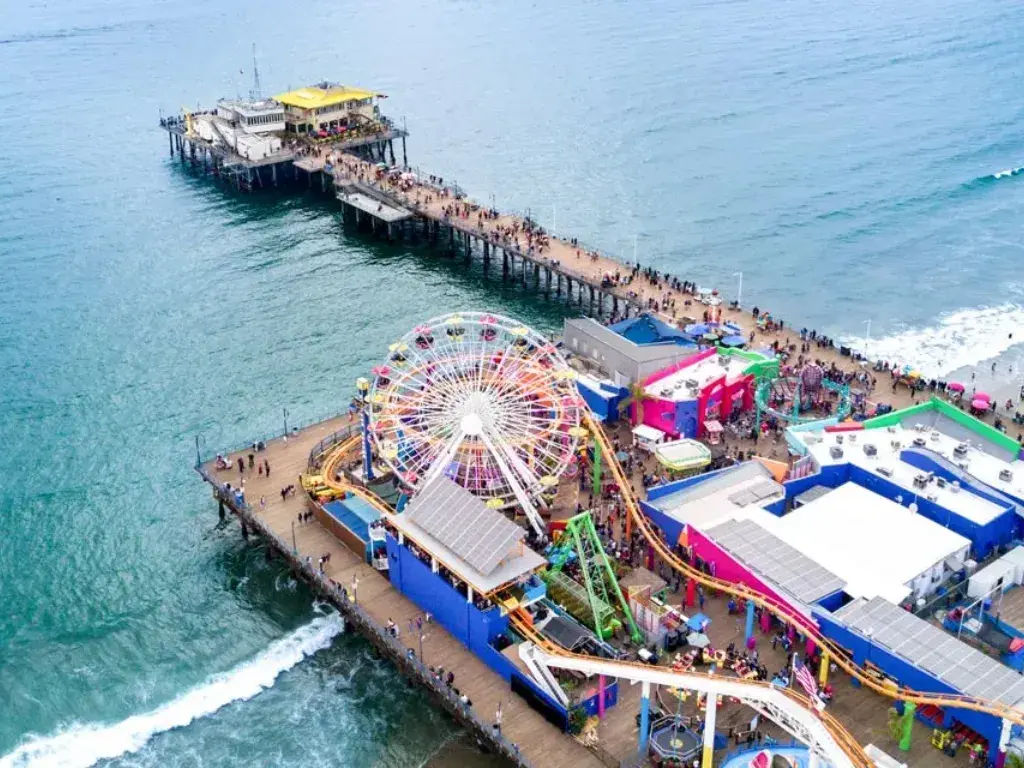 Santa Monica Pier and Beach - Los Angeles