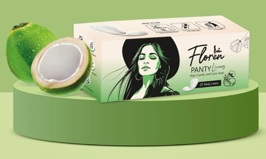 Floren Care's Eco Friendly Panty Liners Kit