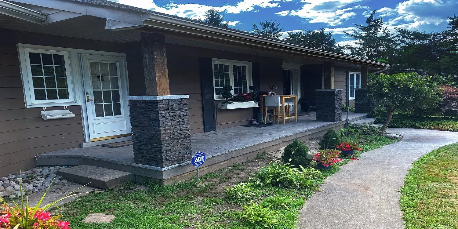 shaded home construction to reduce cooling costs.