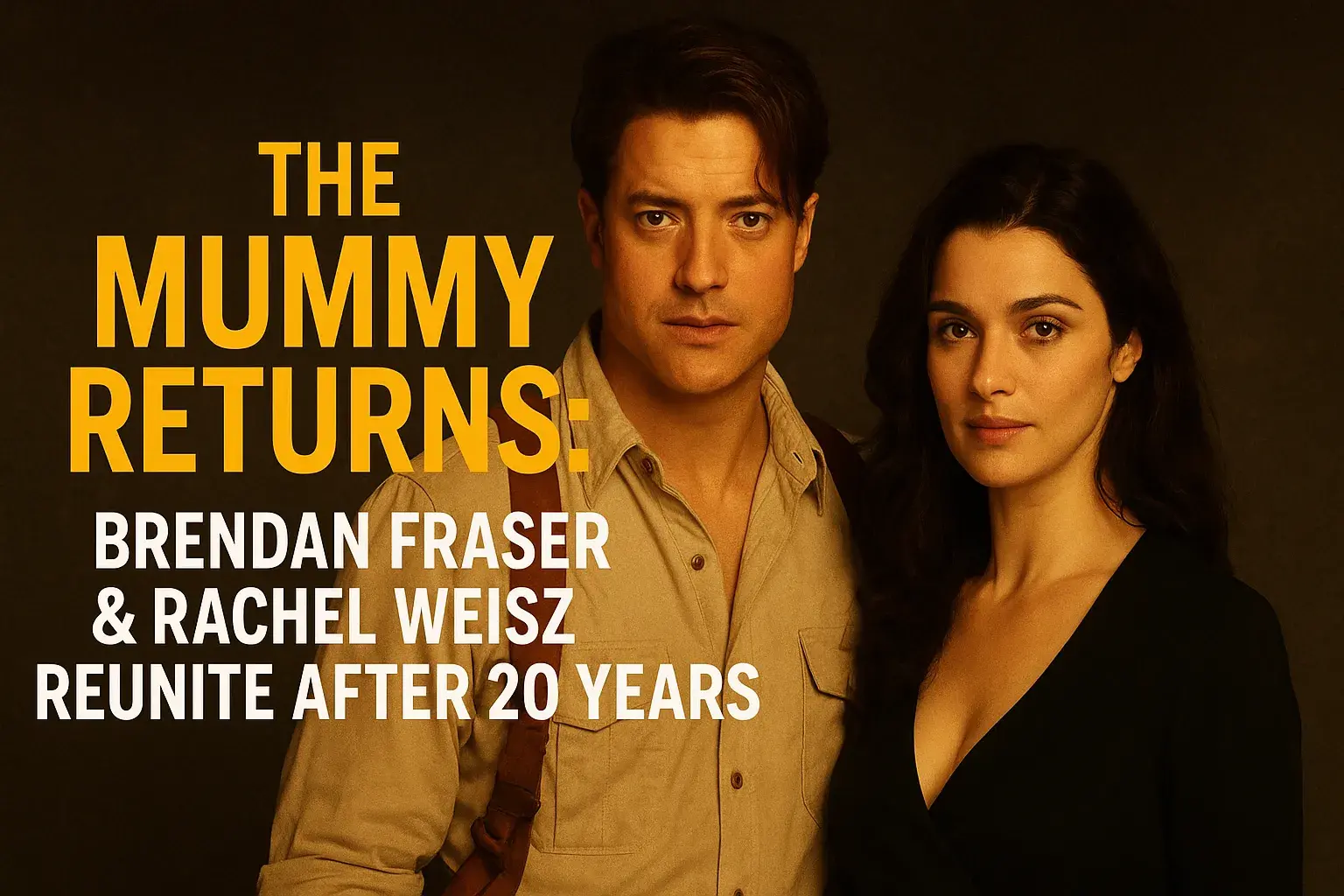 The Mummy Returns - Brendan Fraser and Rachel Weisz Reunite
