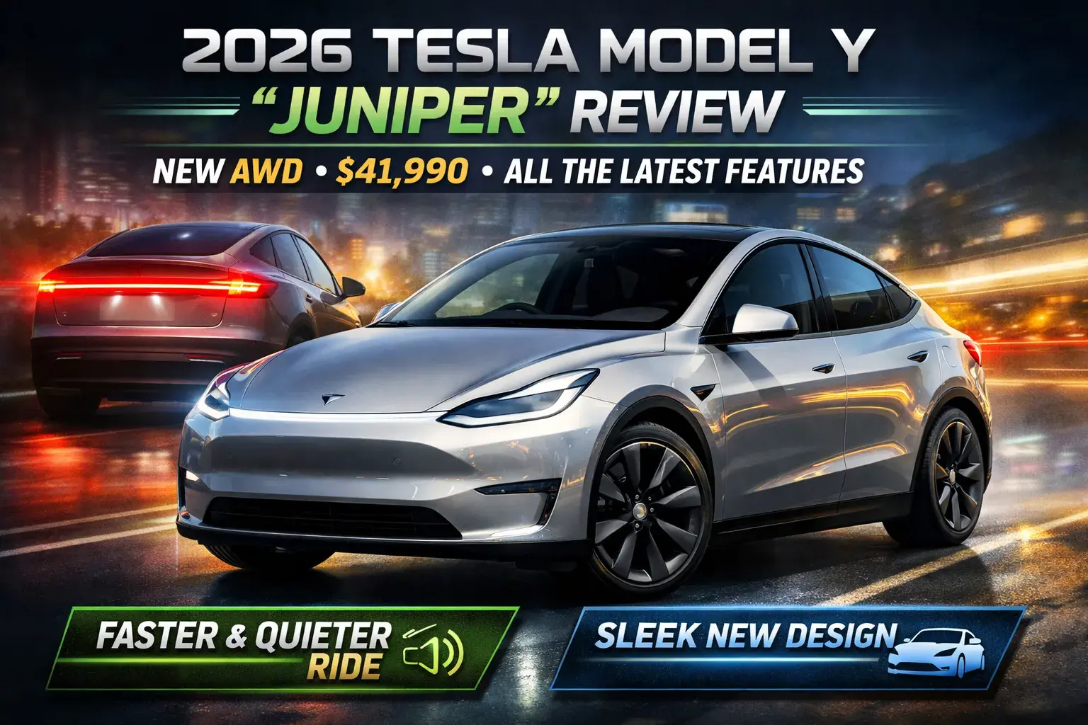 2026 Tesla Model Y Juniper Review and Future Roadmap and The End of Model S Blog Cover Image