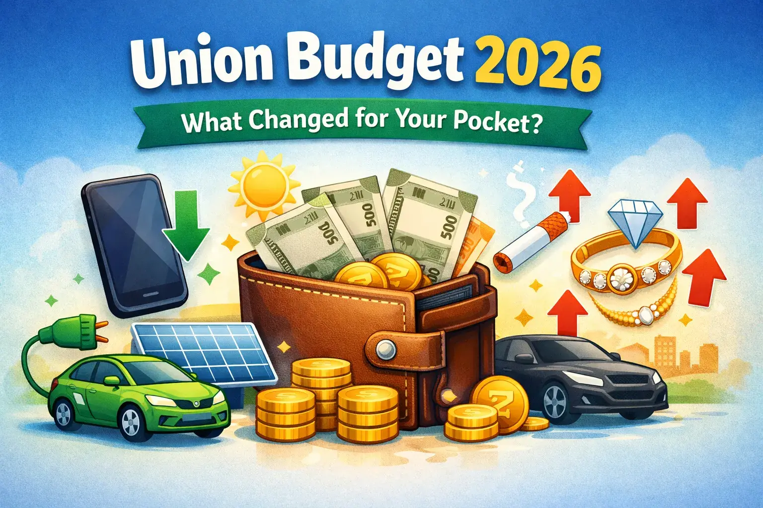 Union Budget 2026 - Check Out What Changed for Your Pocket Blog Cover Image