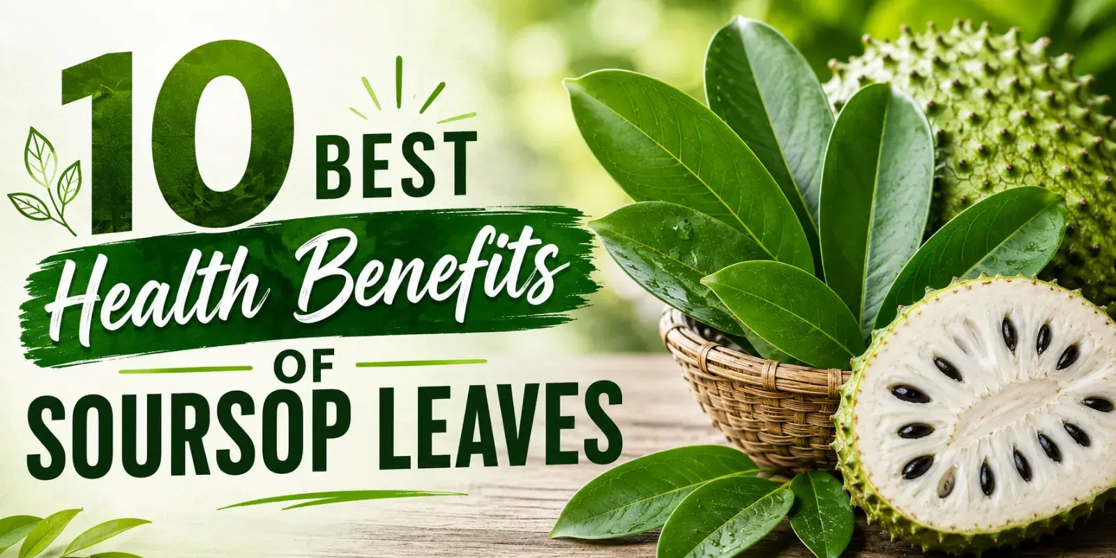 10 Best Health Benefits of Soursop Leaves - Blog Cover Image