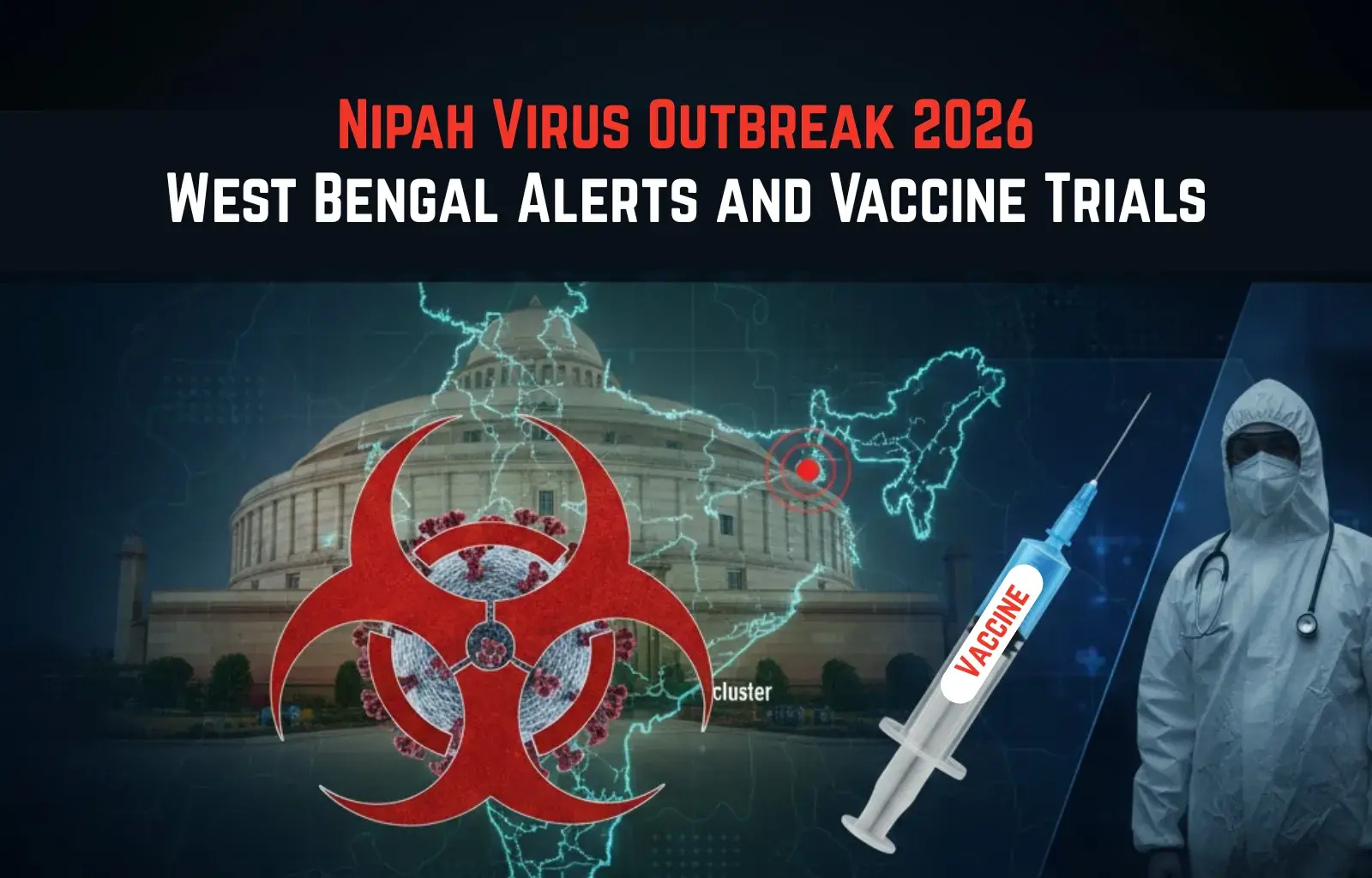 Nipah Virus Outbreak 2026 West Bengal Alerts and Vaccine Trials Blog cover image